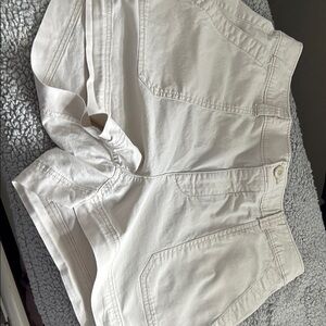 Old Navy White Cargo Shorts Relaxed Fit